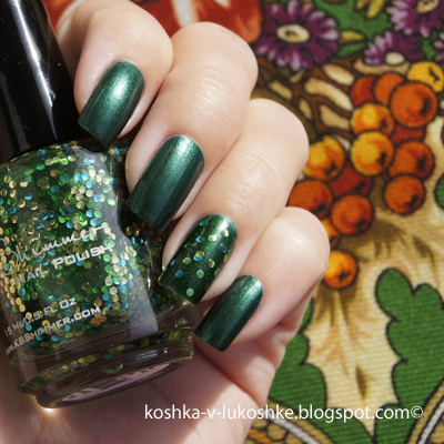 Осенние кружева -9 и mavala 191, акцент KBShimmer