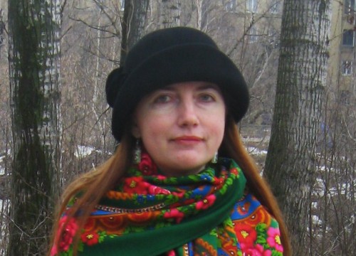 Платок &quot;Русь&quot; и серьги с финифтью &quot;Цветы&quot;