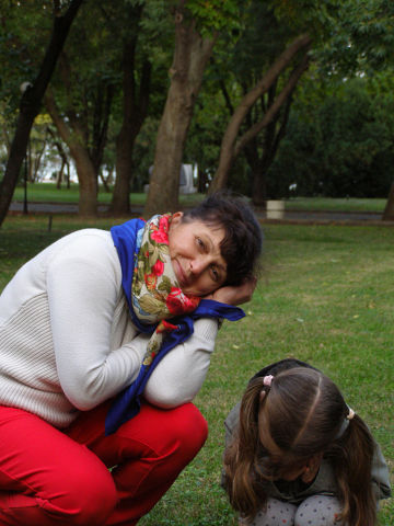 Мы-"Маленькие грибочки"(по версии внучки)