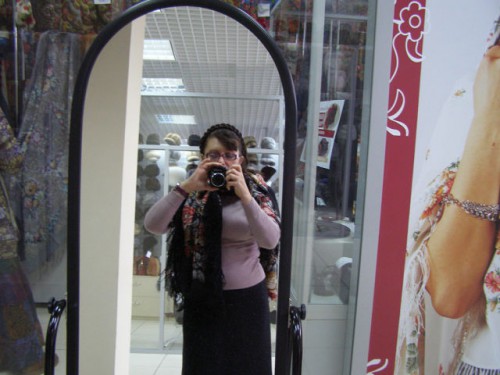 Пытаюсь на себя "пристроить" Цветочную сказку" 18