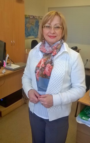 на работе
