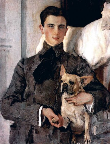 Портрет Феликса Юсупова с собакой. 1903 год. Русский музей (фото из интернета)