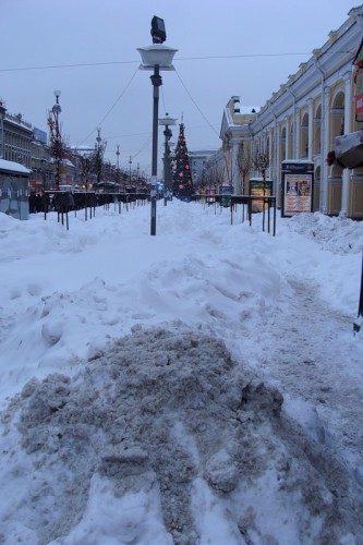 И это Невский проспект! Центр города!