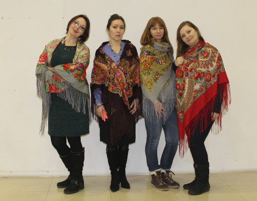 Цветущий сад серый, Медальоны-7,У самовара и алая Подкова