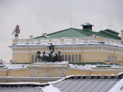Крыша Александринского театра