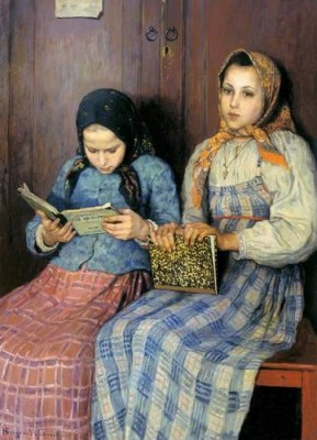 Николай Богданов-Бельский Ученицы 1901