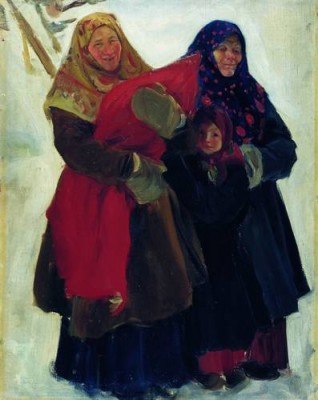 Борис Кустодиев Бабы 1902
