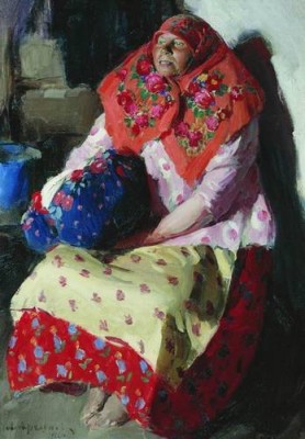 Абрам Архипов Крестьянка 1916