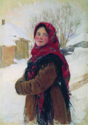 Федот Сычков Крестьянская девушка 1900-1917