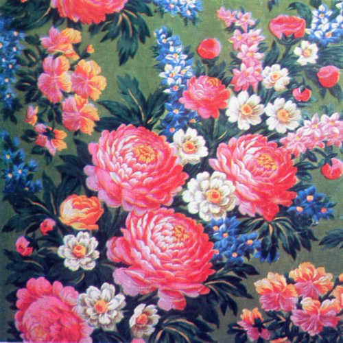 Платок &quot;День Победы&quot; Художник Екатерина Регунова, 1975год