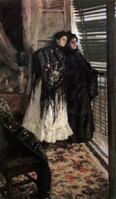 Константин Коровин У балкона. Испанки Леонора и Ампара. 1888-1889