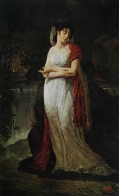 Портрет Кристины Буайе» (около 1800, Париж, Лувр) Гро