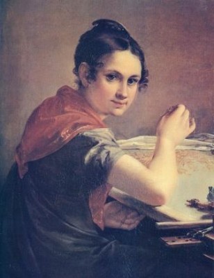 В.А.Тропинин «Золотошвейка» 1826