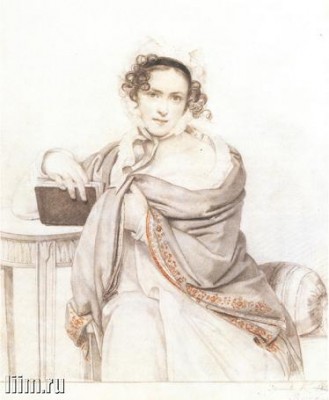 О.Кипренский Портрет княгини С.С.Щербатовой 1819 г.