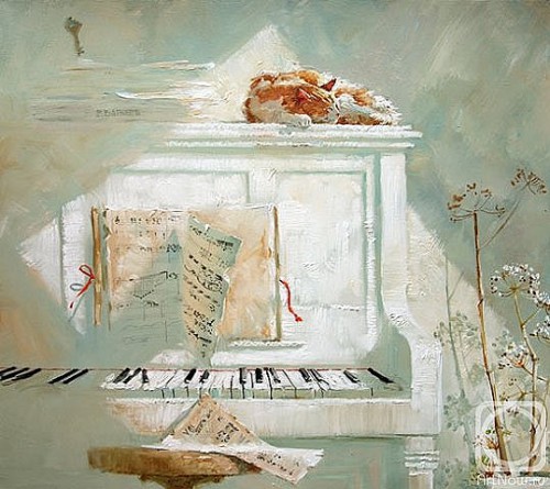 Мария Павлова. Кот и музыка.
