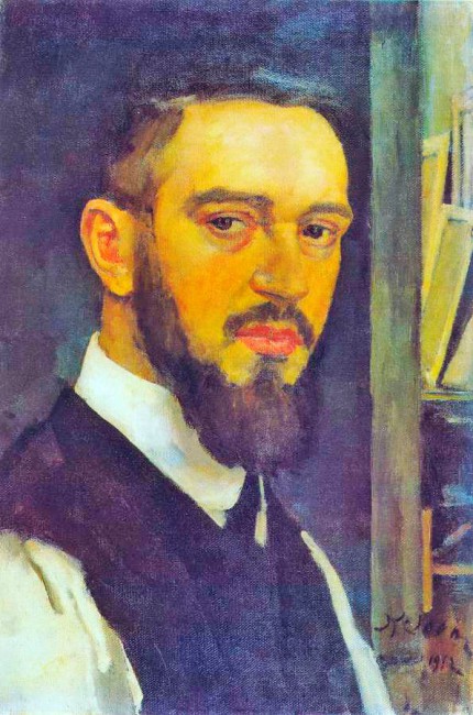 Юон К.Ф. 1912 г..jpg (166.06 КБ) 3975 просмотров Автопортрет К.Ф. Юона, 1912 г.