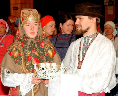 2007 год. Обряд венчания. Снятие венца.