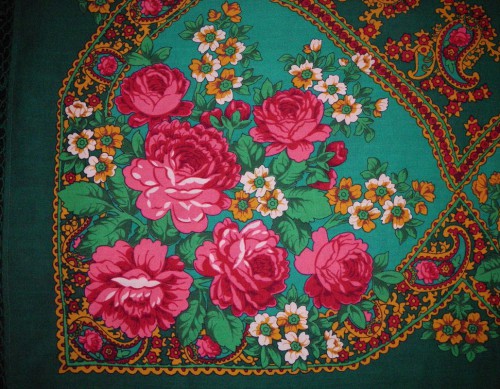 Шаль Русская красавица Златы Ольшевской