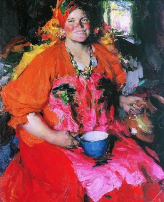 А.Е.Архипов. Девушка с кувшином, 1927.