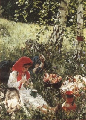 Пластов А. А. Летом, 1954.