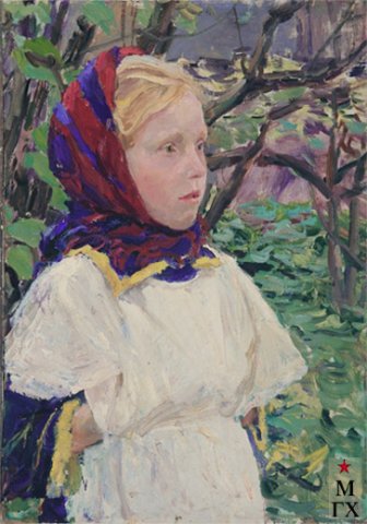 Пластов А.А. Валя Тоньшина. 1957-58.