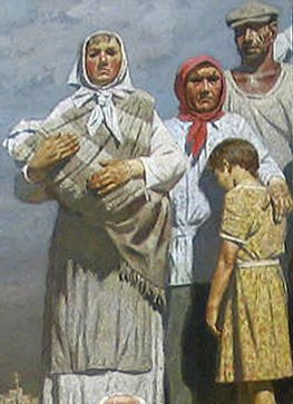 Коржев Г.М. Живой заслон. (Фрагмент-7).