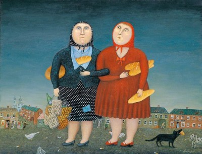 В.Любаров. Город Щипок. Хлеба.1997.