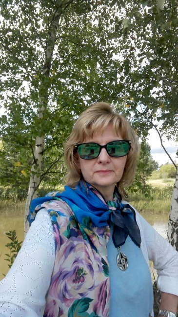 Платок шелковый (крепдешин) &quot;Коварство и любовь&quot;, вид 14, 89х89 см<br />Художник: Жукова Елена