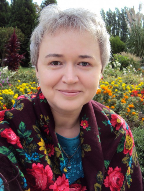 137-7 Табачные листья, Клара Зиновьева, 95х95, шерсть, шерст. бахрома.JPG