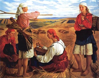 Зинаида Серебрякова Жатва