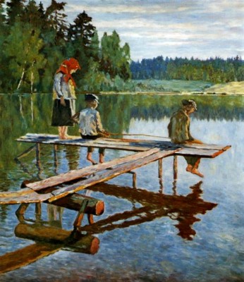 Н.П.Богданов-Бельский Вечер