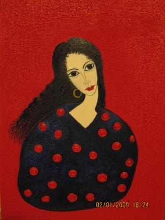 &quot;Табор ушел? или Дама Пик&quot;. Холст, масло, 25х35, 2008г., Чупахина З.А.