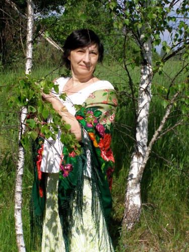 Цветущий сад (зелёный)