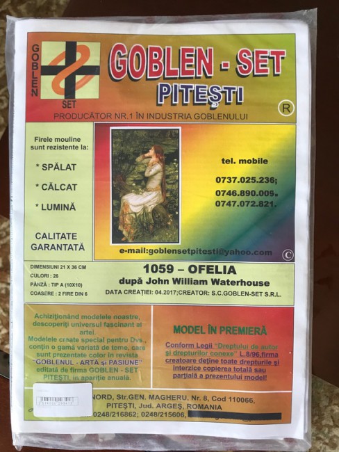 «Goblenset» (Гобелены) / 1059 Ofelia