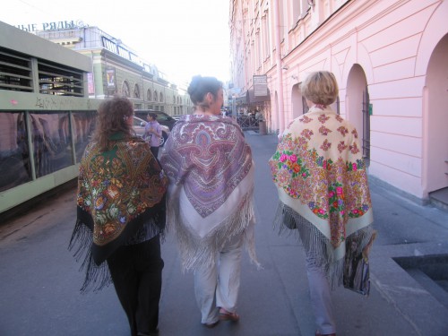 по дороге к Перинным рядам