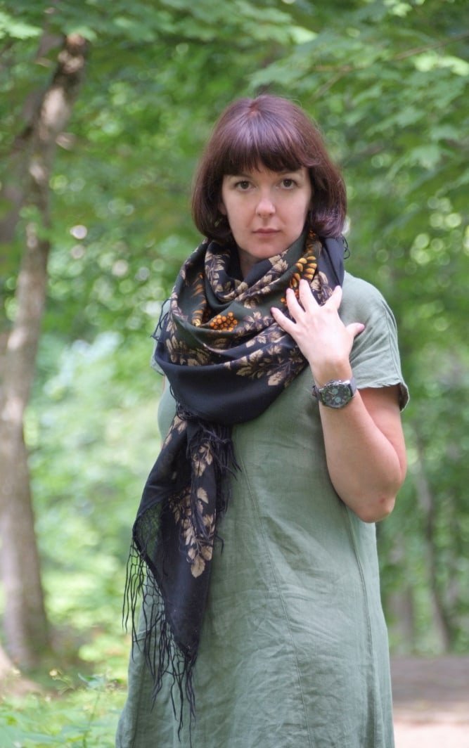 Платок Рябина, 21, В. Зубрицкий