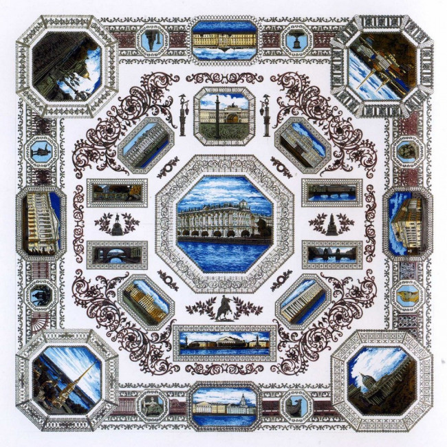 Санкт-Петербург. 1998. Бумага, гуашь, 89х89