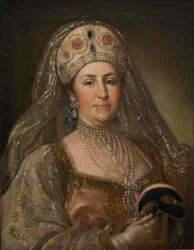 Екатерина II в русском платье. ГМИ