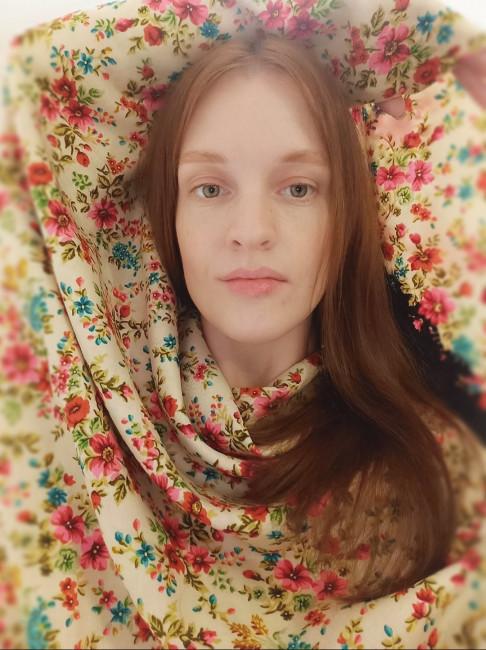 Шаль &quot;Ситцевый край&quot;, 18 колорит