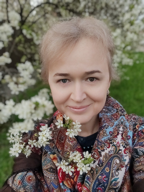 Весеннее настроение и шаль Свет мой, зеркальце-17.JPG