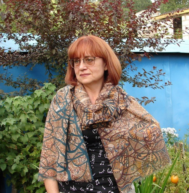 Палантин шерстяной 10236-2, Макаганчук Инна