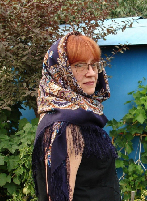 Платок шерстяной &quot;Русское раздолье&quot;-15,135х135, см, Жукова Елена