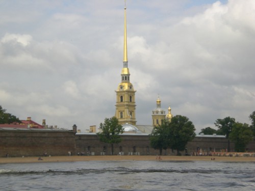 Петропавловская крепость (вид с Невы)