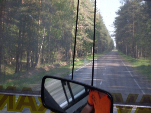 вид из автобуса