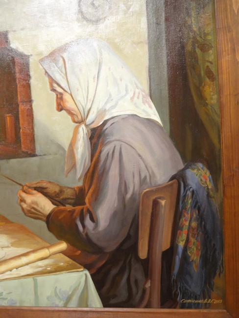 Сотников В.Г. Накануне праздника. 2012. Фрагмент