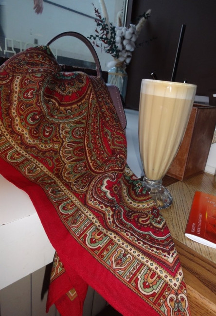 Платок шерстяной &quot;Самарканд&quot; (художник Н.Белокур)