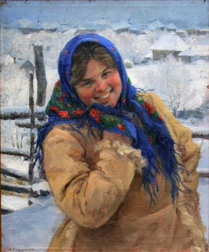 Девушка в синем платке 1931.jpg