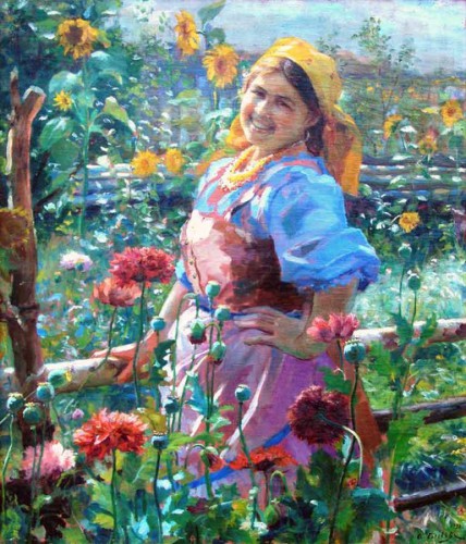 У изгороди 1931.jpg