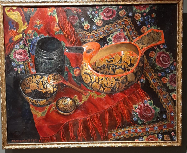 Красная хохлома