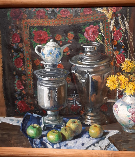 Фрагмент картины &quot;Самовары&quot;